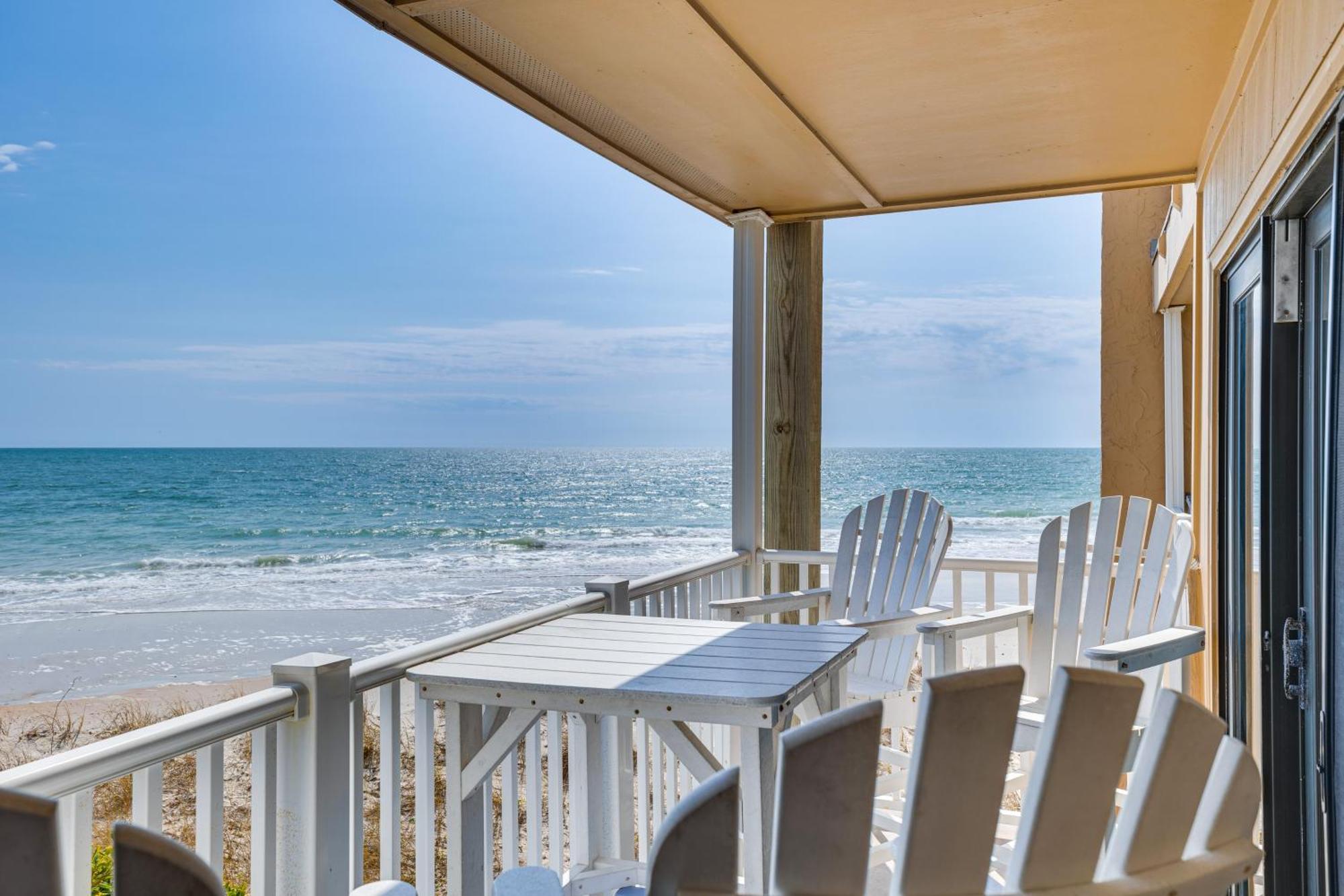 Steps To The Beach Oceanfront Condo With Lanai! North Topsail Beach Zewnętrze zdjęcie