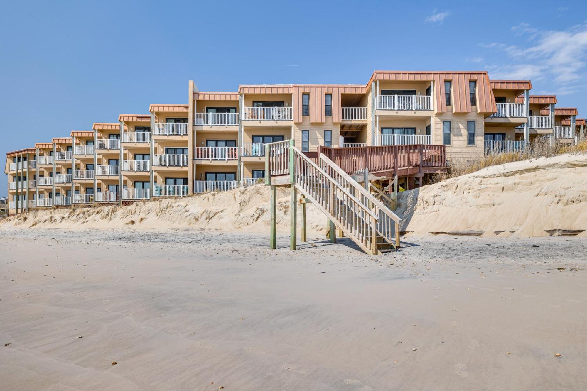 Steps To The Beach Oceanfront Condo With Lanai! North Topsail Beach Zewnętrze zdjęcie