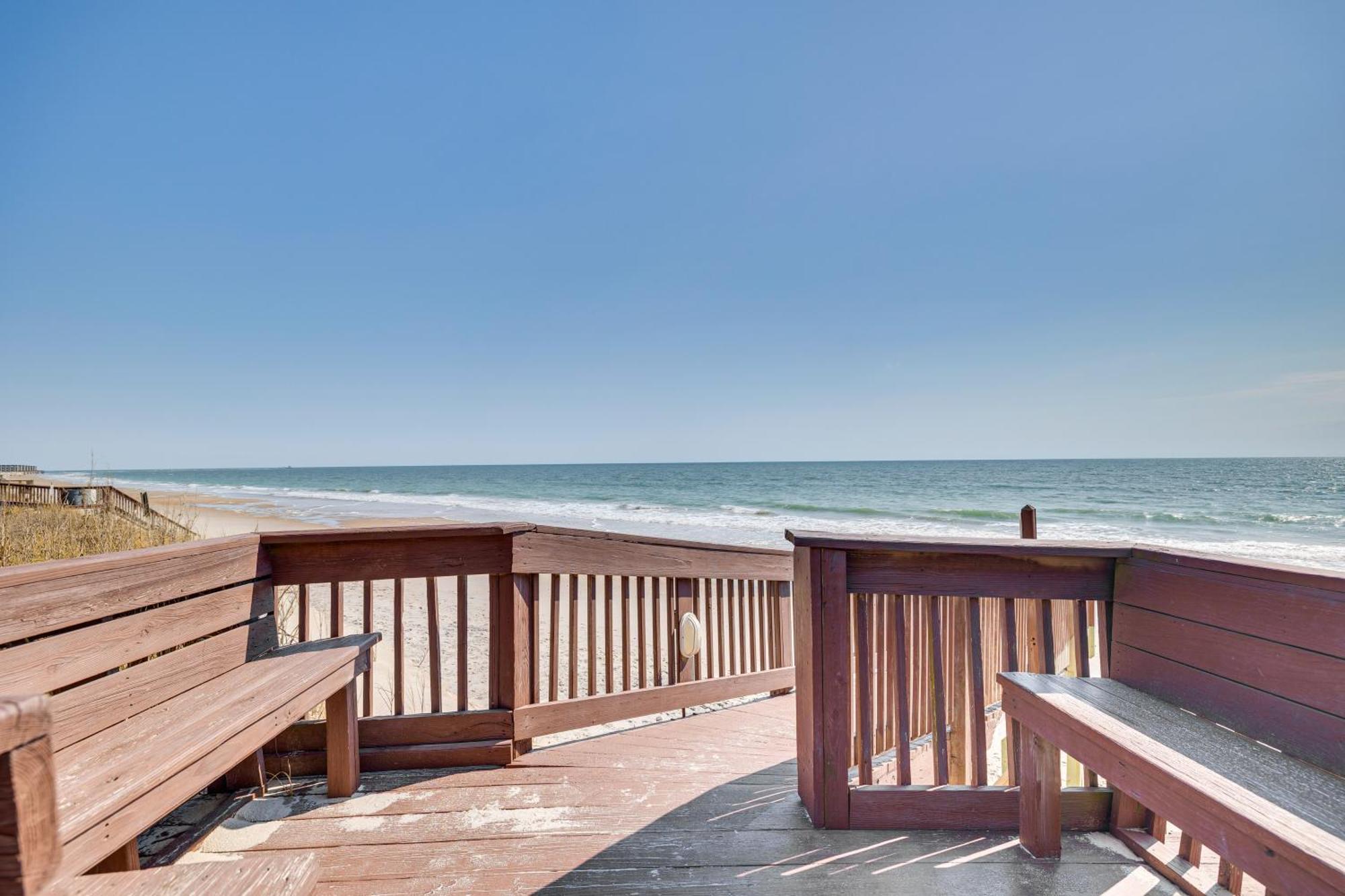 Steps To The Beach Oceanfront Condo With Lanai! North Topsail Beach Zewnętrze zdjęcie
