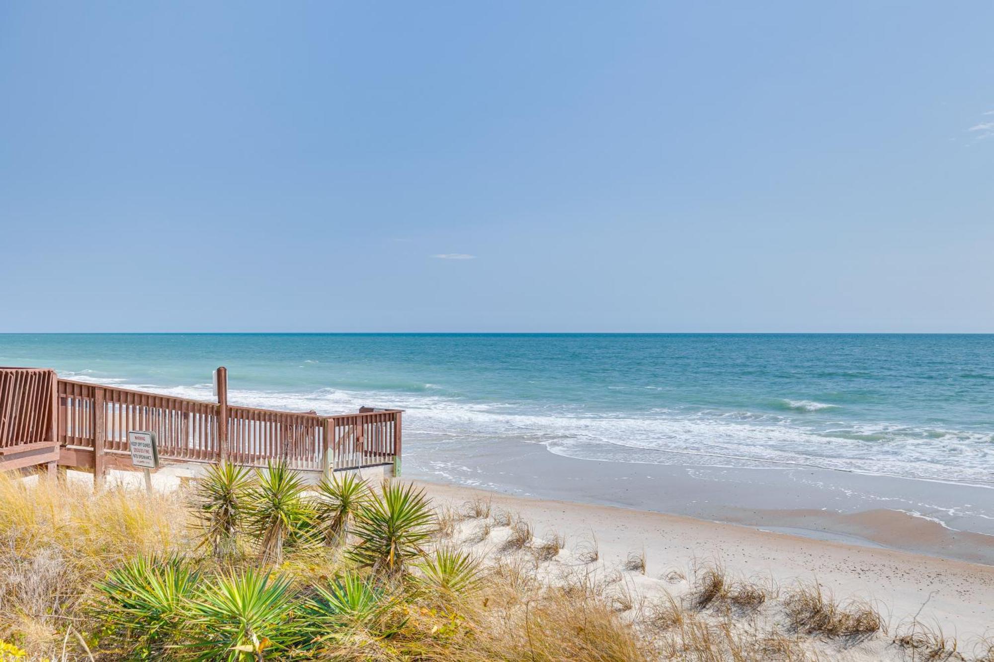 Steps To The Beach Oceanfront Condo With Lanai! North Topsail Beach Zewnętrze zdjęcie