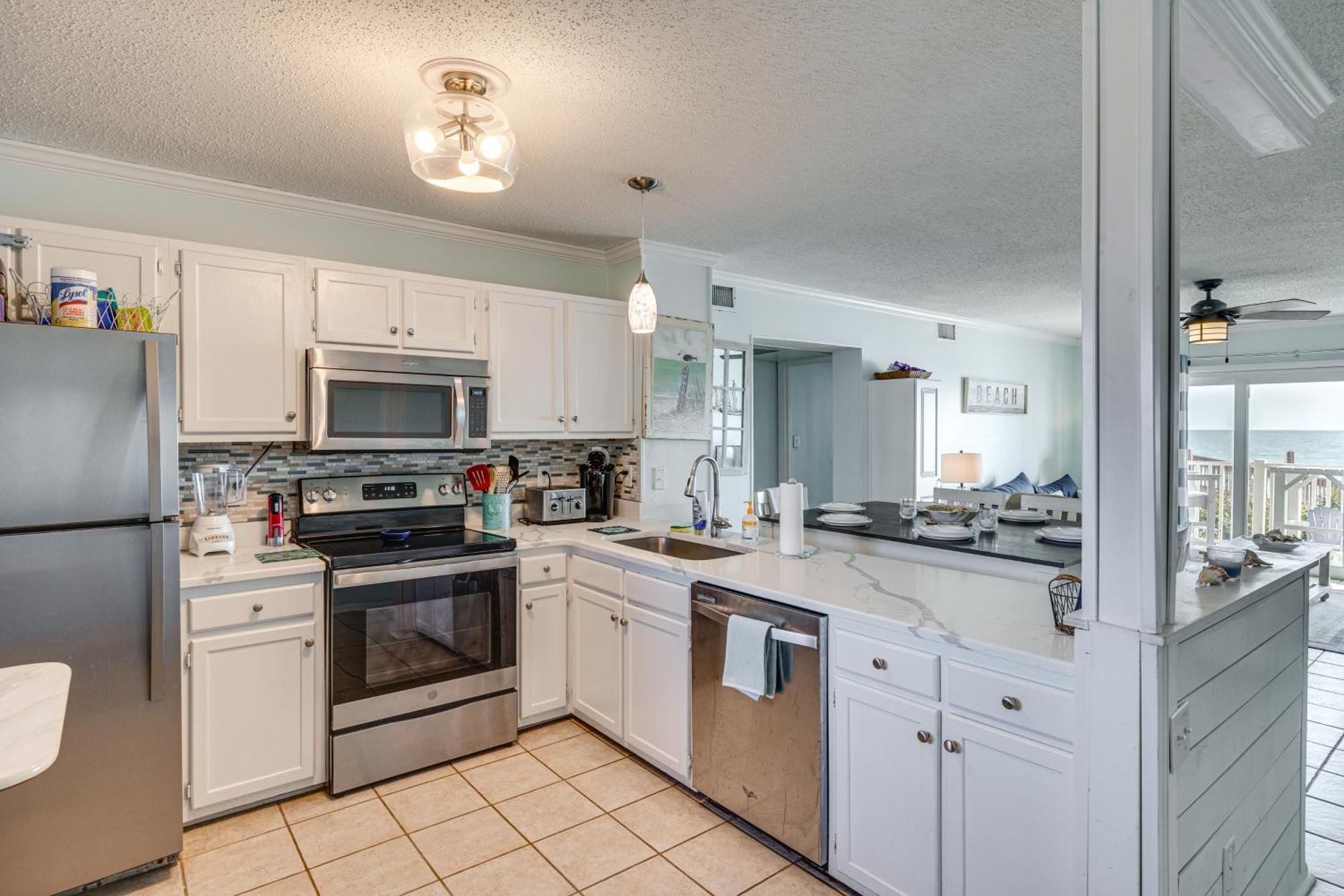 Steps To The Beach Oceanfront Condo With Lanai! North Topsail Beach Zewnętrze zdjęcie