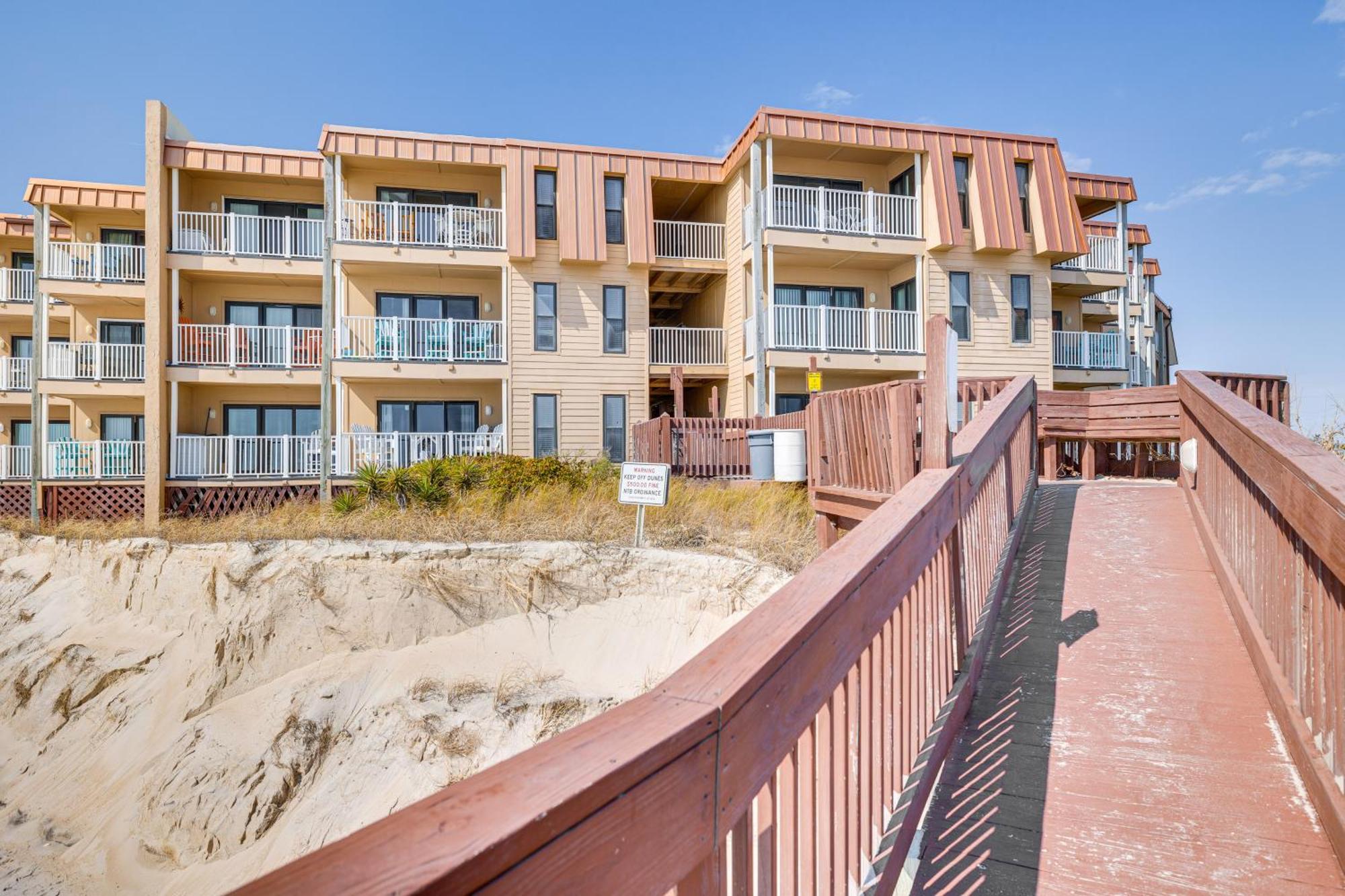 Steps To The Beach Oceanfront Condo With Lanai! North Topsail Beach Zewnętrze zdjęcie
