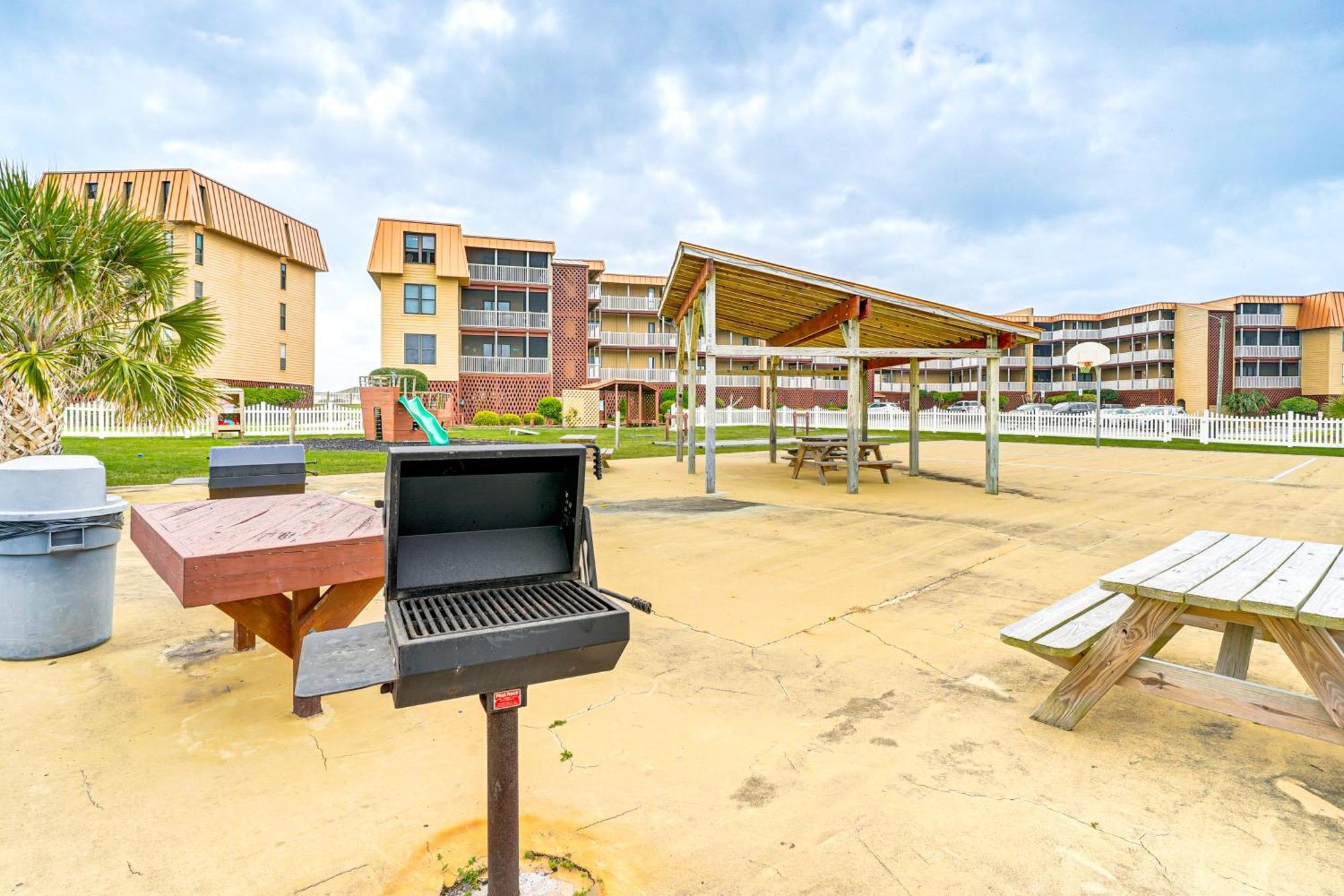 Steps To The Beach Oceanfront Condo With Lanai! North Topsail Beach Zewnętrze zdjęcie