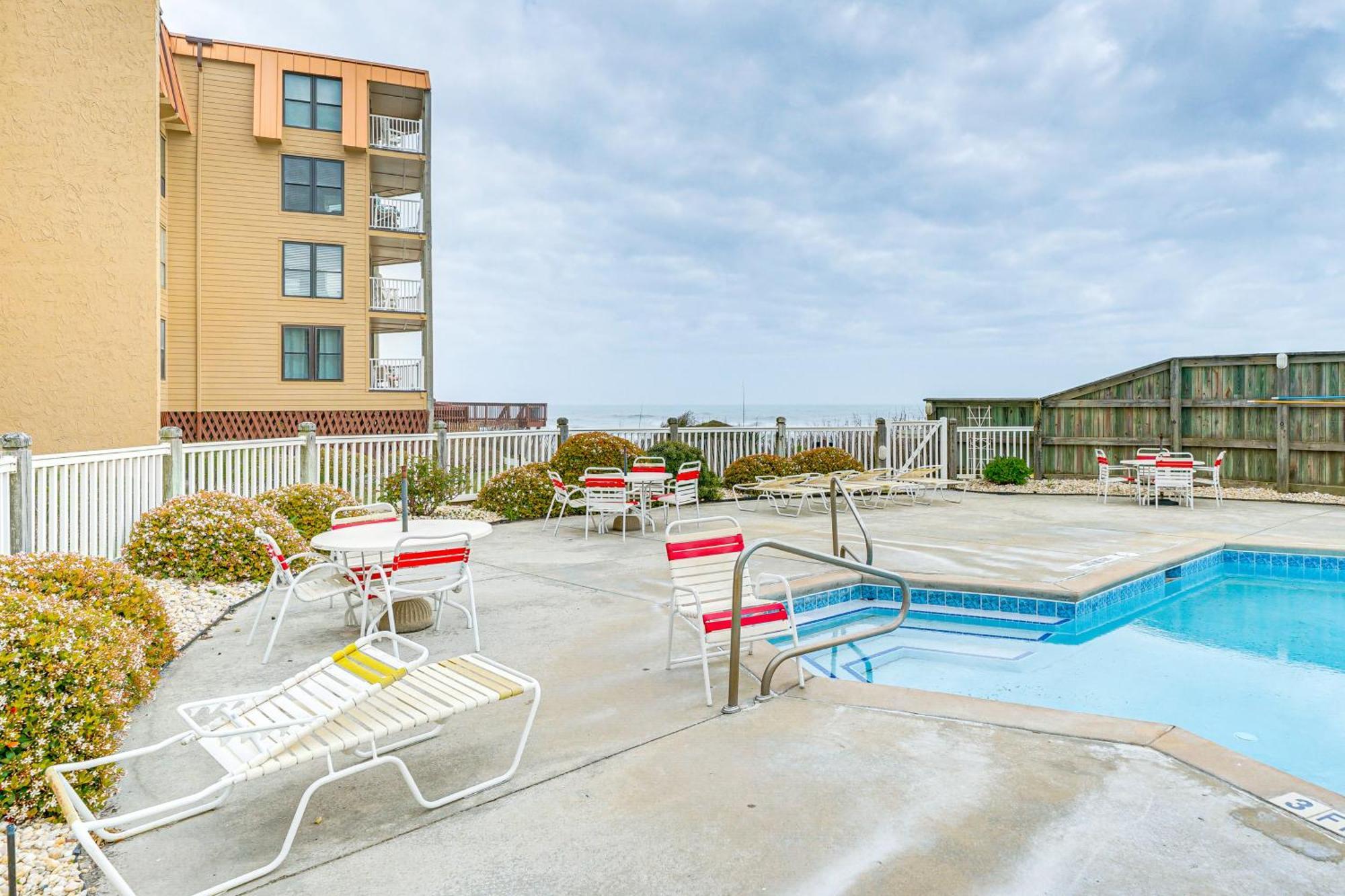 Steps To The Beach Oceanfront Condo With Lanai! North Topsail Beach Zewnętrze zdjęcie